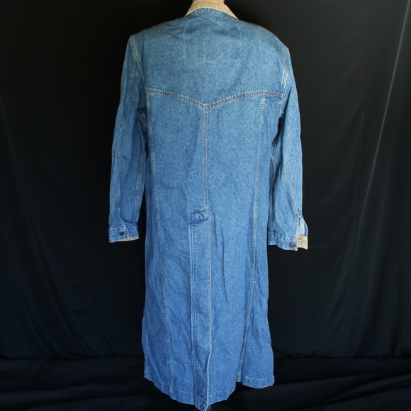 Mens Levi Strauss Denim Duster Sz L 
